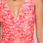 Orsa Orange Floral Maxi Dress