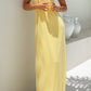 Samantha Yellow Off-the-Shoulder Maxi Dress