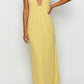 Samantha Yellow Off-the-Shoulder Maxi Dress