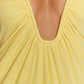 Samantha Yellow Off-the-Shoulder Maxi Dress