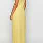 Samantha Yellow Off-the-Shoulder Maxi Dress