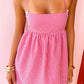 Scirocco Red Gingham Halter Mini Dress