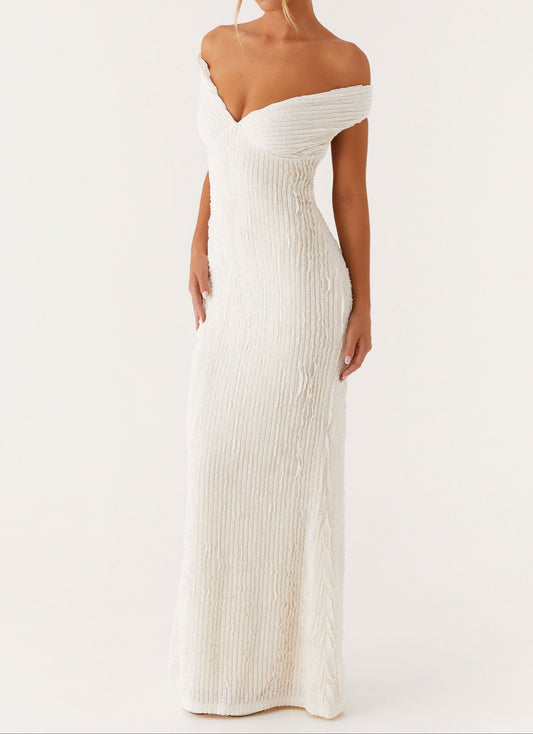 Fernanda Maxi Dress – Ivory 