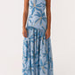 Nicia Off Shoulder Maxi Dress – Opulent Blue