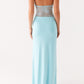 Michele Spitzen Maxikleid – Türkis