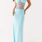 Michele Spitzen Maxikleid – Türkis
