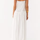 Patrizia Drop Waist Maxi Dress - Ivory