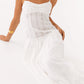 Patrizia Drop Waist Maxi Dress - Ivory