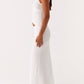 Orsa Maxi Dress - White Crochet Pattern
