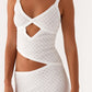 Orsa Maxi Dress - White Crochet Pattern