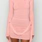 Aida Glory Blush Mini Dress 