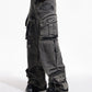 Dark Punk Multi Pocket Cargo Jeans