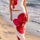 Viviana White Orchid Maxi Skirt 