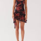 María Mesh Mini Dress – Midnight Pink