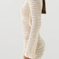 Filide Häkel Minikleid – Elfenbein