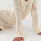 Filide Häkel Minikleid – Elfenbein