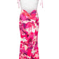 Agata Maxi Dress with Pink Print