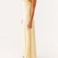 Jaquetta Maxikleid aus Leinen – Gelb