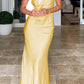 Bambi Yellow Formal Maxi Dress 