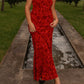 Amata Under The Pagoda Maxi Dress - Dark Red Floral