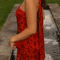 Amata Under The Pagoda Maxi Dress - Dark Red Floral