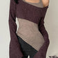 Classic Solid Slim Fit Halter Sweater