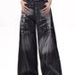 Black Vintage Heavyweight Aged Tie Dye Boyfriend Jeans