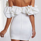 Luca mini dress - white 