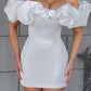 Luca mini dress - white 