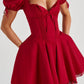 Vallea mini dress – red