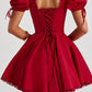 Vallea mini dress – red