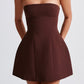 Marzia Mini Dress - Brown