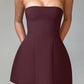 Marzia Mini Dress - Brown