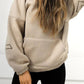 Solid 90s Letter Print Oversized Hoodie