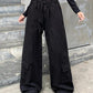 Vintage baggy cargo pants with drawstring and large pockets