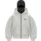 Mehrfarbiger 2000er Jahre Street Doppelhut Oversized Hoodie Für Herren