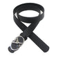 Black Y2K moon star buckle belt