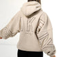 Solid 90s Letter Print Oversized Hoodie