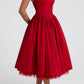 Paolina Midi Dress – Red