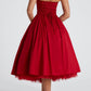 Paolina Midi Dress – Red