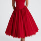 Paolina Midi Dress – Red