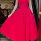 Paolina Midi Dress – Red