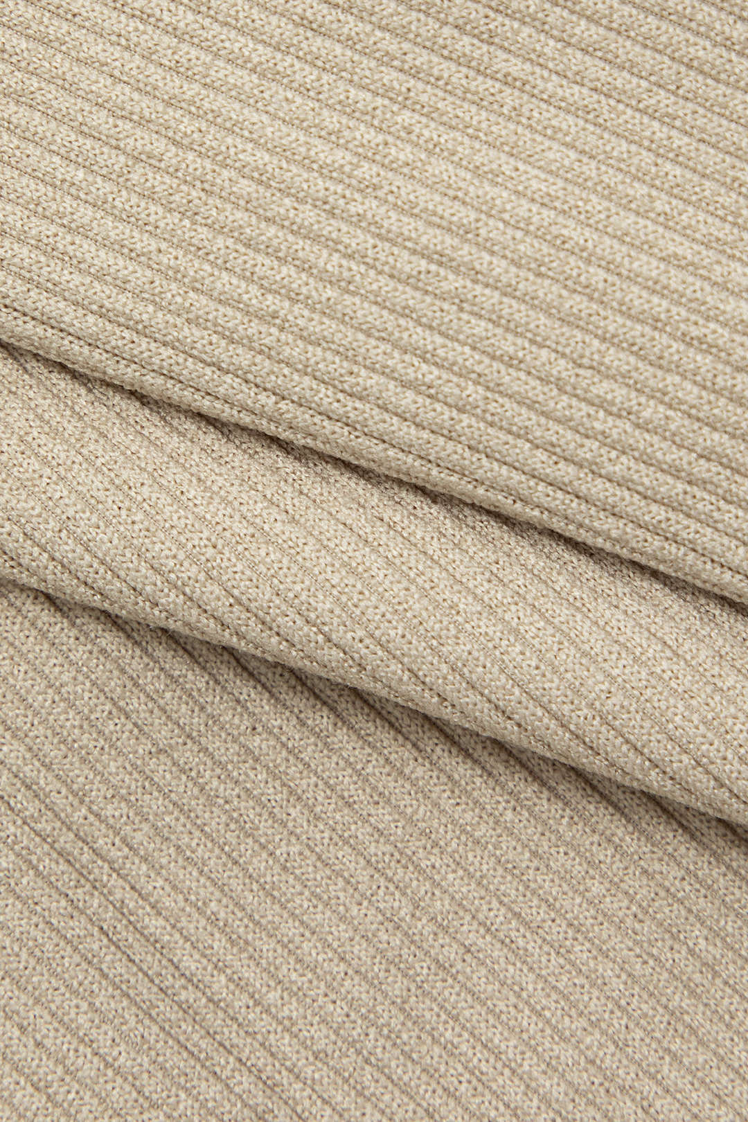 Ribbed knit tank top with seam detail