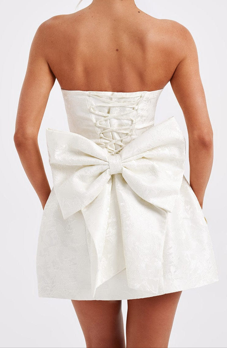 Honora Mini Dress – Ivory