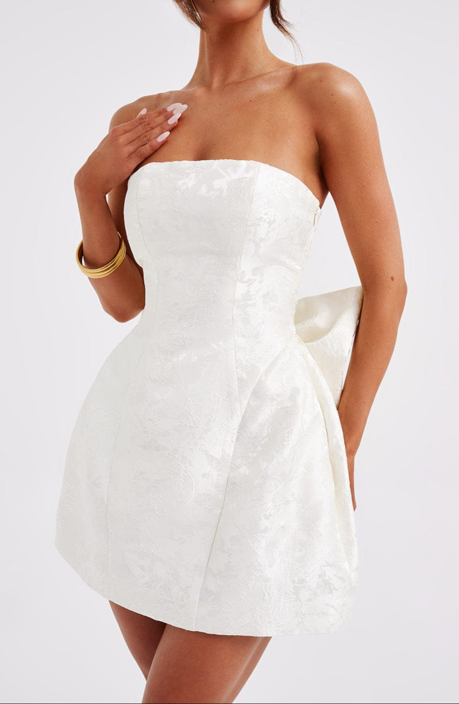 Honora Mini Dress – Ivory