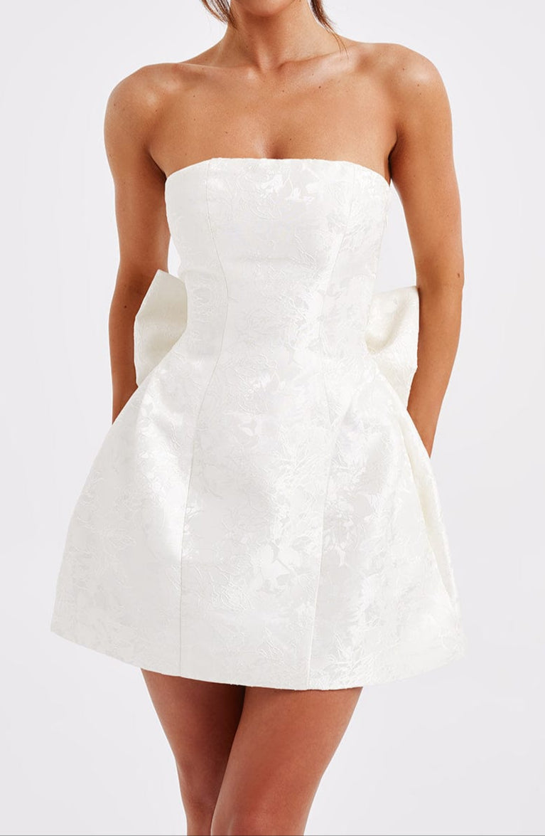 Honora Mini Dress – Ivory