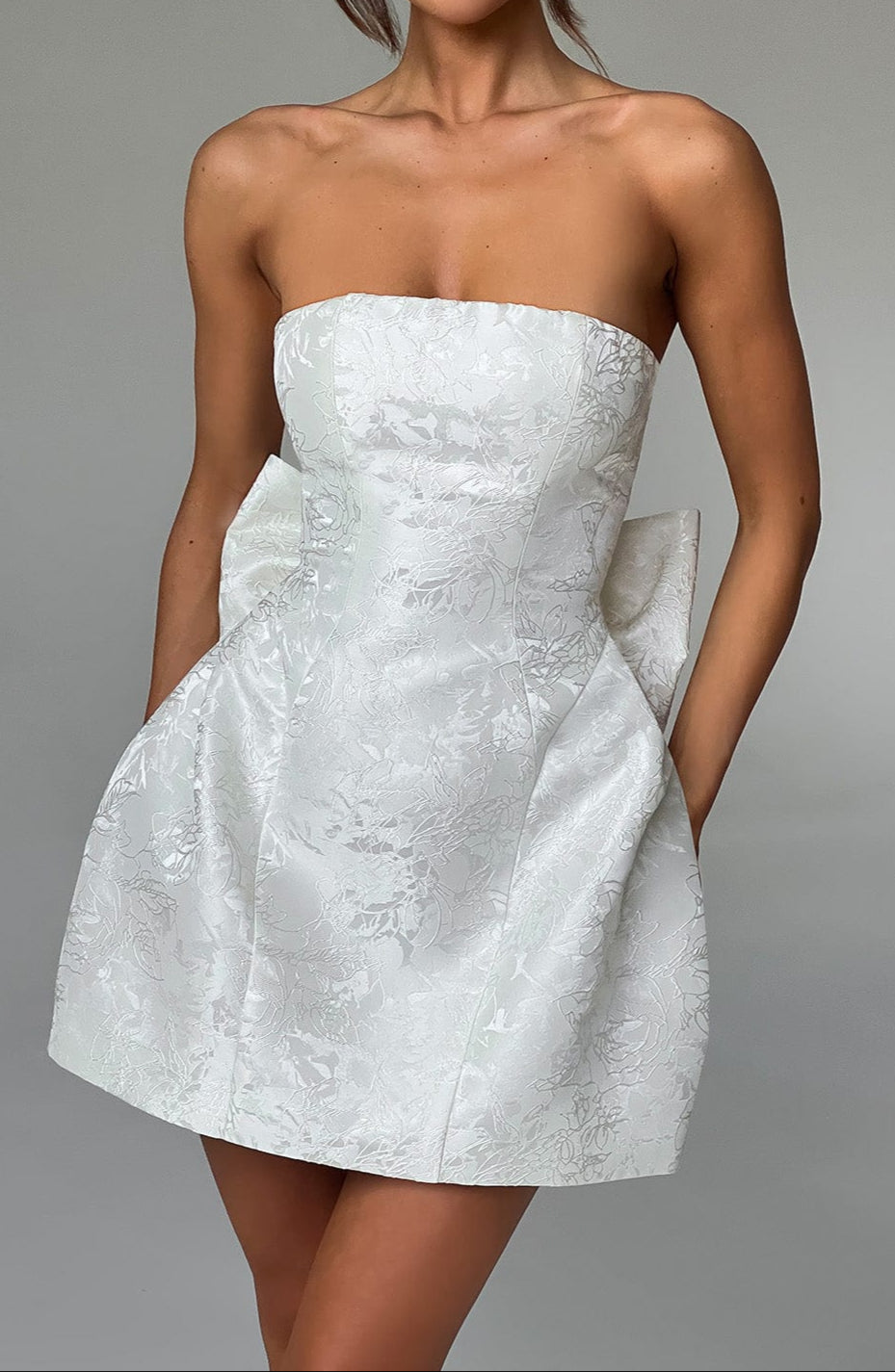 Honora Mini Dress – Ivory