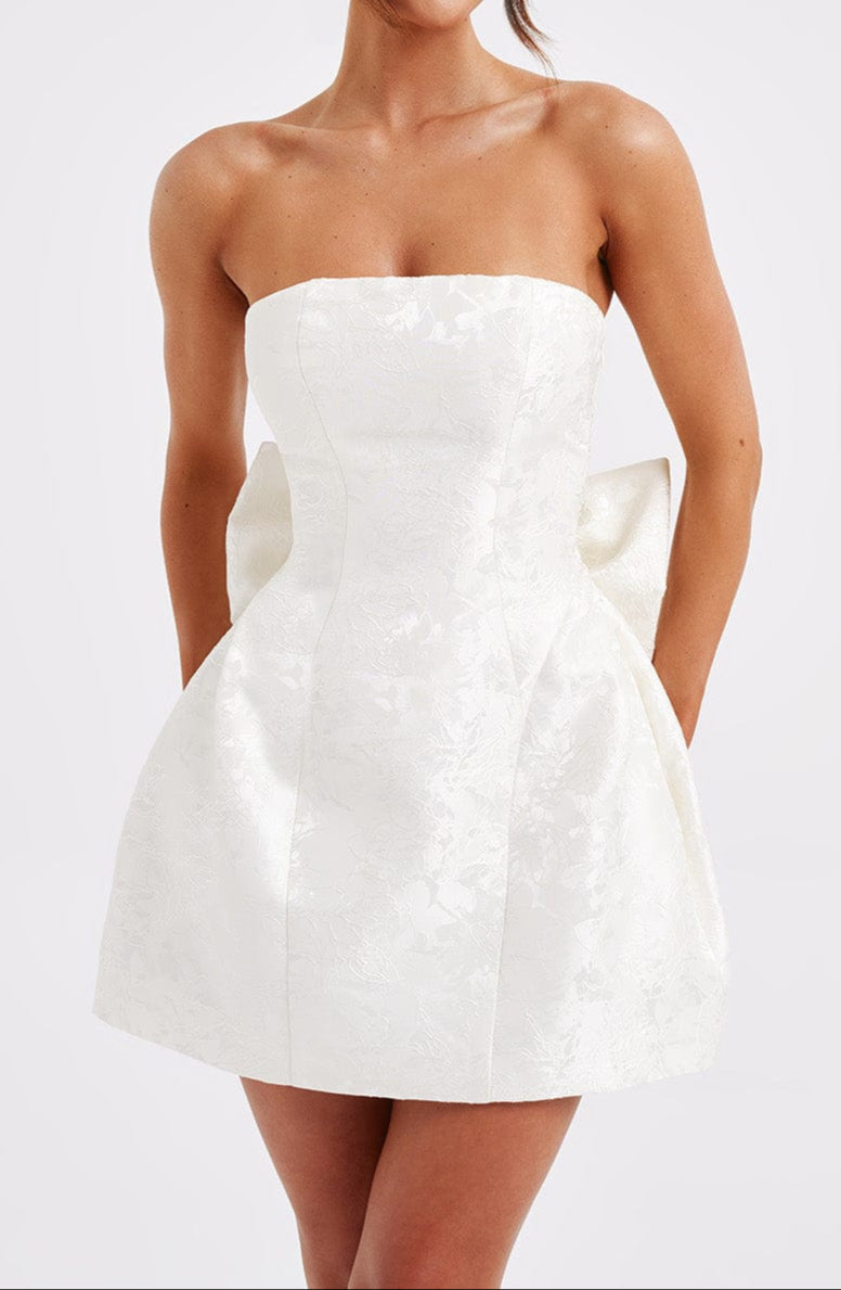 Honora Mini Dress – Ivory