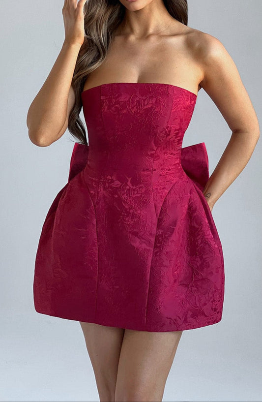 Carmela Mini Dress – Red 