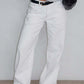 Solid Vintage Versatile Simple Midriff Boyfriend Jeans